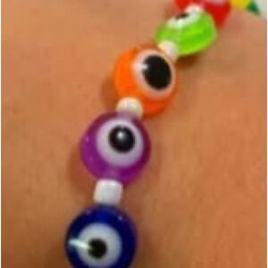 Colorful Evil Eye Beaded Bracelet